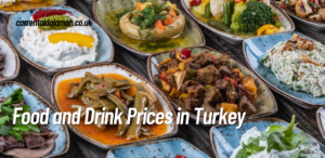 Traditional Turkish meal prices in local restaurants.