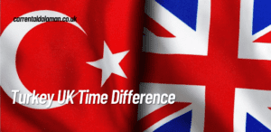 Current time difference between Turkey and the UK.