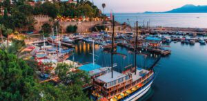 Visit Antalya in winter with car hire Dalaman airport options.